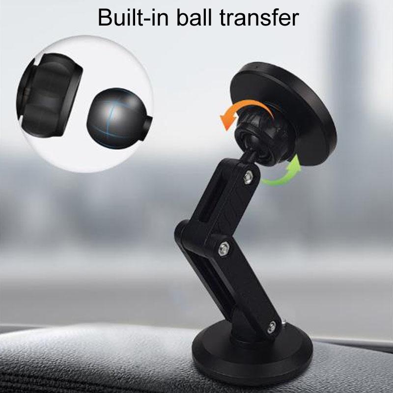 Magnetic Car Phone Holder Dashboard Rotating One-Hand Car Mount