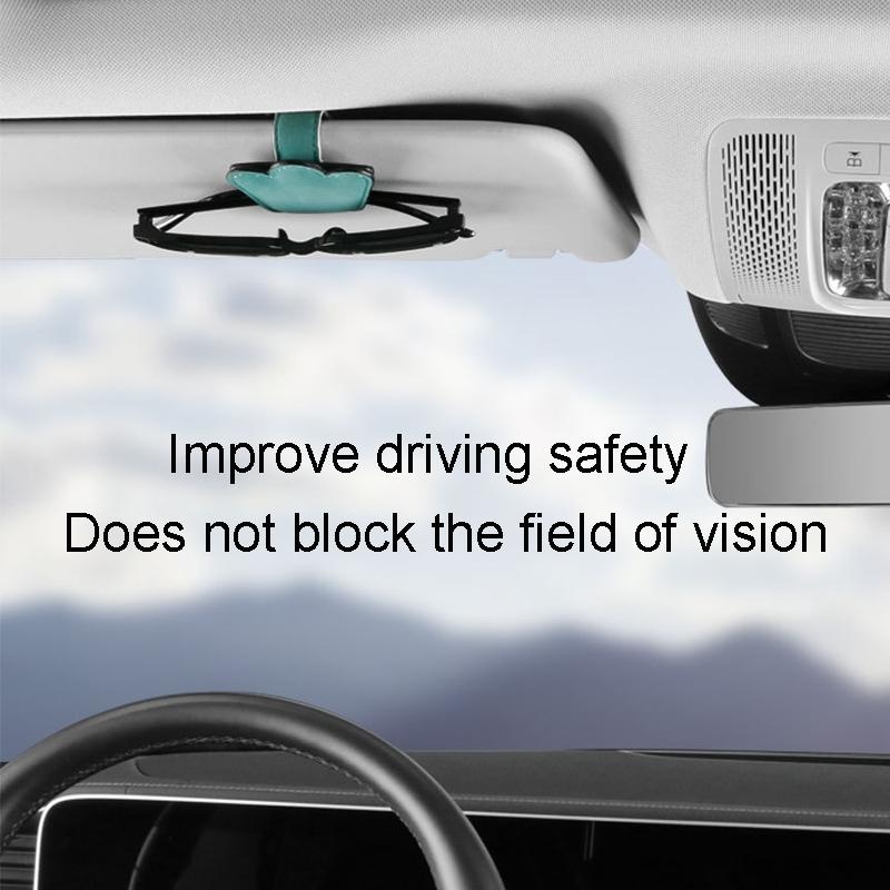 Automotive Car Visor Sunglasses & Ticket Organizer Magnetic Holder Clip