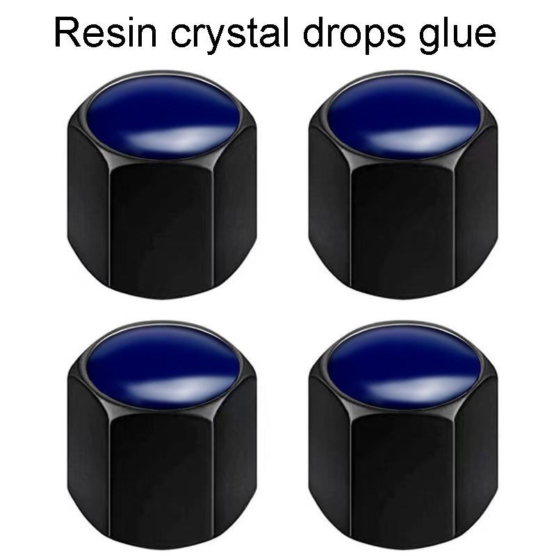 Zinc Alloy Tire Valve Caps Set Universal Car & Motorcycle Dustproof Valve Stem Caps