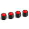 Zinc Alloy Tire Valve Caps Set Universal Car & Motorcycle Dustproof Valve Stem Caps