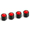 Zinc Alloy Tire Valve Caps Set Universal Car & Motorcycle Dustproof Valve Stem Caps