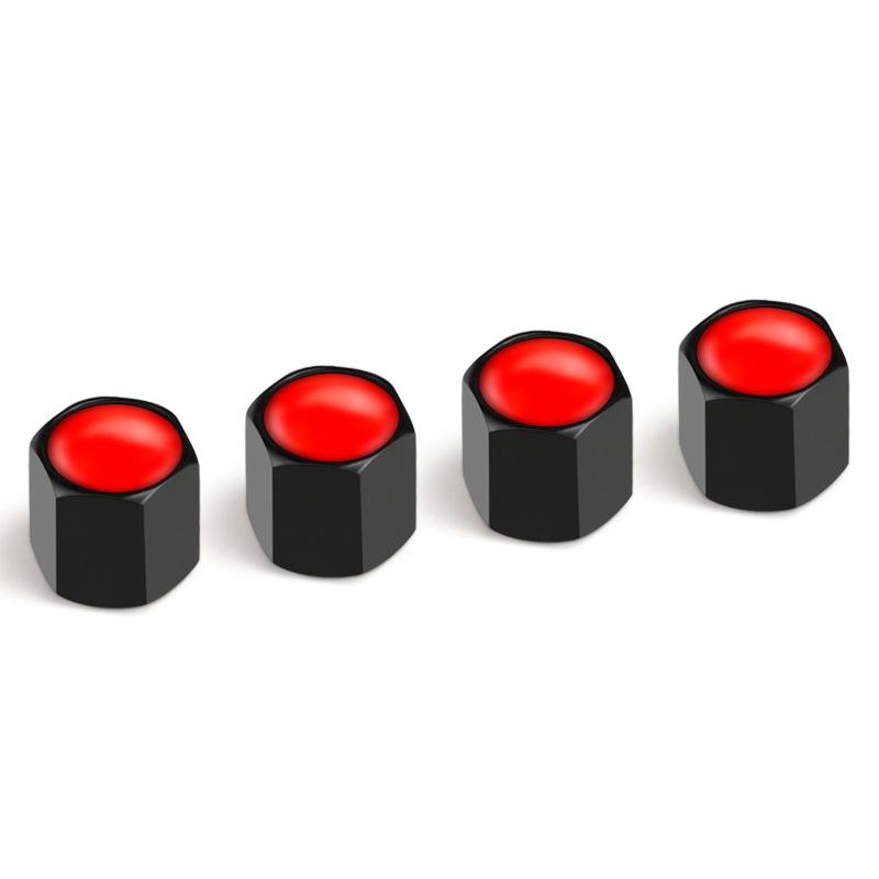Zinc Alloy Tire Valve Caps Set Universal Car & Motorcycle Dustproof Valve Stem Caps
