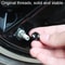 Skeleton Metal Tire Valve Caps Set Universal Valve Stem Caps, Black Alloy Tire Caps