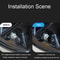 Skeleton Metal Tire Valve Caps Set Universal Valve Stem Caps, Black Alloy Tire Caps