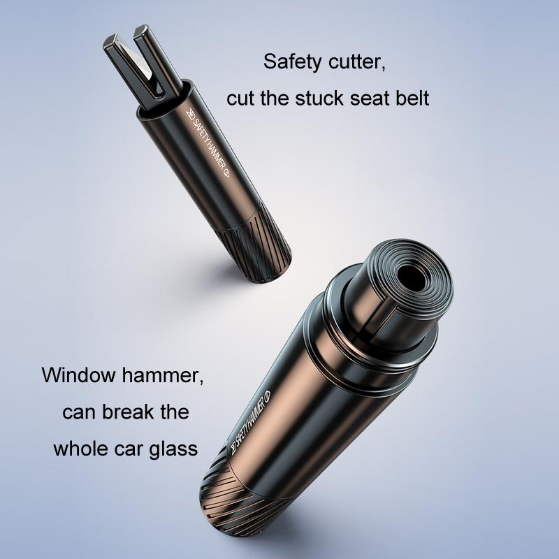 Vehicle-Mounted Emergency Escape Hammer Car Window Breaker & Seatbelt Cutter Safety Tool