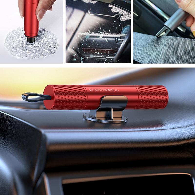 Vehicle-Mounted Emergency Escape Hammer Car Window Breaker & Seatbelt Cutter Safety Tool