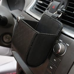 car air vent phone holder storage pouch car organizer case