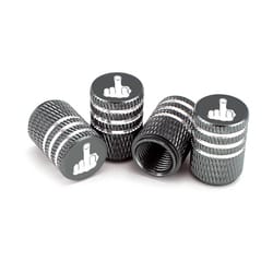 laser ion car tire valve caps universal aluminum alloy anti-theft dustproof