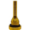 CNC Aluminum Alloy Hexagonal Plum Blossom Motorcycle Oil Dipstick Decoration Yellow