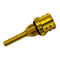 CNC Aluminum Alloy Hexagonal Plum Blossom Motorcycle Oil Dipstick Decoration Yellow