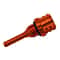CNC Aluminum Alloy Hexagonal Plum Blossom Motorcycle Oil Dipstick Decoration Yellow