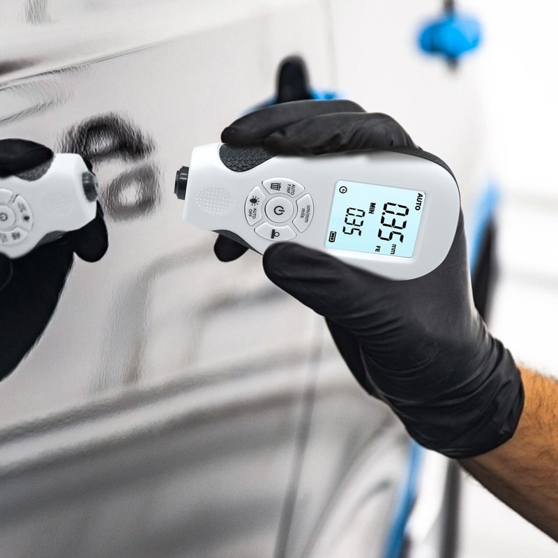 High Precision Digital Coating Thickness Gauge for Automotive Paint & Anti Slip Measurement
