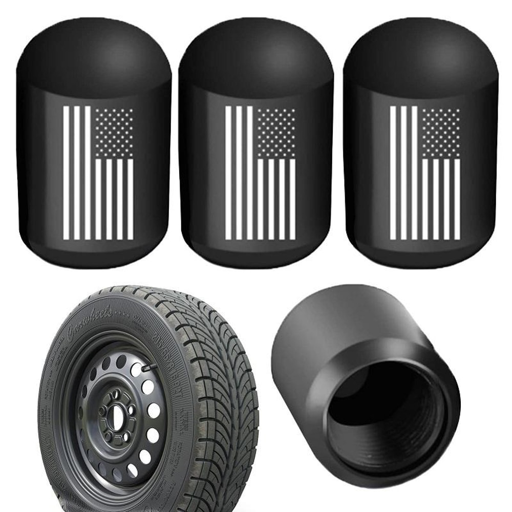 Aluminum Alloy Car Tire Valve Caps Dustproof Screw Caps