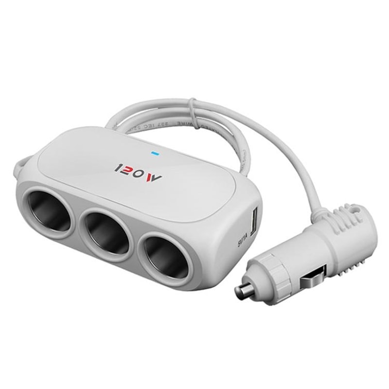 Car Charger Cigarette Lighter Adapter Multi Port Charging Hub