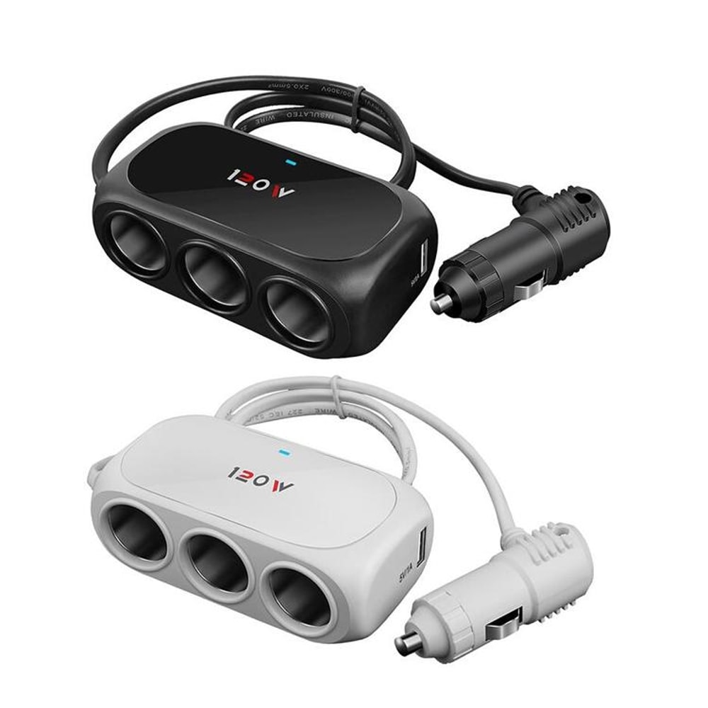 Car Charger Cigarette Lighter Adapter Multi Port Charging Hub