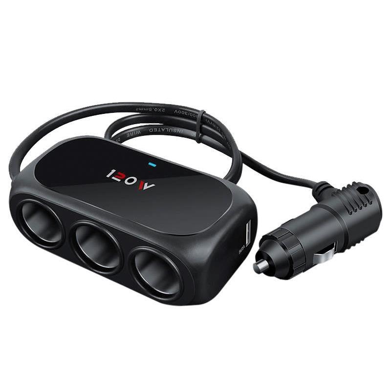 Car Charger Cigarette Lighter Adapter Multi Port Charging Hub