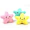Plush Starfish Squeaky Dog Teething Toy Set Soft Chew Interactive Pet Toy for Puppies & Small Dogs
