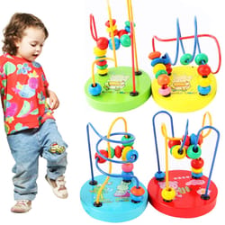 wooden bead maze toy for babies educational infant motor skills & sensory development toy