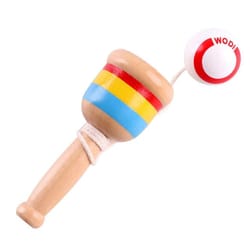 wooden juggling ball outdoor sports toy for kids hand-eye coordination training