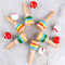Wooden Juggling Ball Outdoor Sports Toy for Kids Hand-Eye Coordination Training