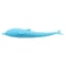 Catnip Dolphin Cat Teeth Cleaning Silicone Chew Toy, Interactive Dental Care Pet Toy for Cats
