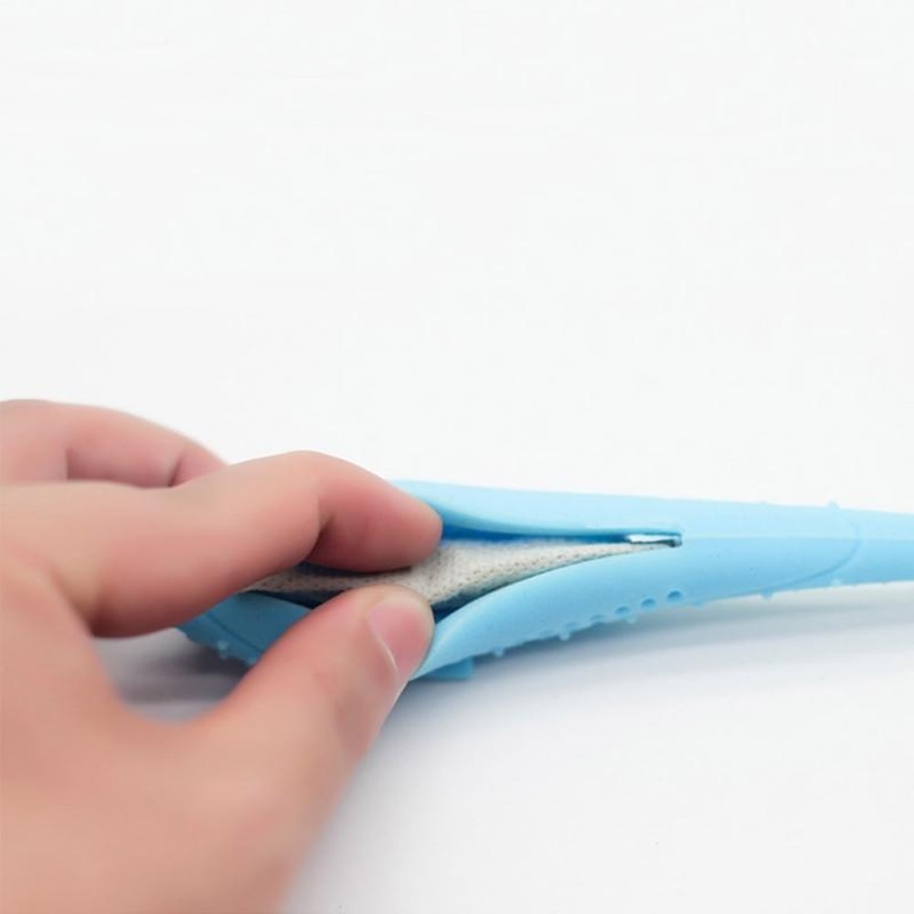 Catnip Dolphin Cat Teeth Cleaning Silicone Chew Toy, Interactive Dental Care Pet Toy for Cats