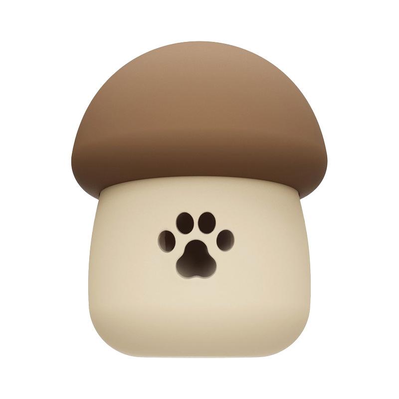 Mushroom Silicone Slow Feeder Dog & Cat Puzzle Toy Interactive Pet Feeder Bowl for Dogs & Cats