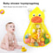 Frog Baby Bath Toy Storage Organizer Mesh Net With Suction Cups For Bathroom Storage 2