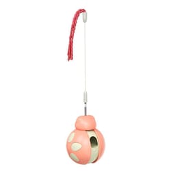 tumbler balance beetle cat toy with treat dispenser & teaser stick interactive cat toy