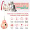 Tumbler Balance Beetle Cat Toy with Treat Dispenser & Teaser Stick Interactive Cat Toy