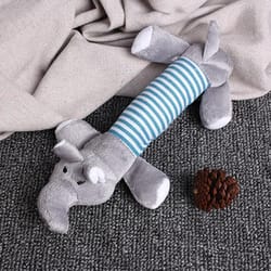 cute elephant squeaky plush dog toy durable chew toy
