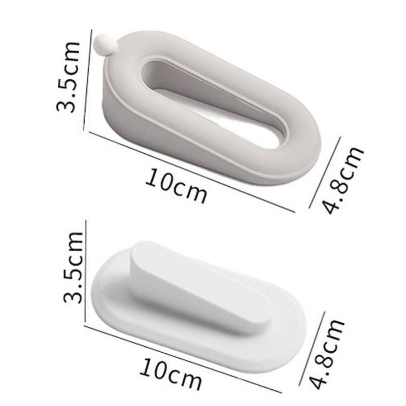 Self-Adhesive door stopper Non-Slip door stop Silent Donut Wall Protector