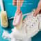 Long Handle Soft Bristle Shoe Cleaning Brush with Hook Ergonomic Multi-Use Household Scrub Brush