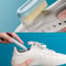 Long Handle Soft Bristle Shoe Cleaning Brush with Hook Ergonomic Multi-Use Household Scrub Brush
