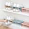 Space-Saving Shoe Organizer Rack with Double Layer Tray Stackable Shoe Storage (Pink)