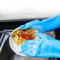 Reusable Silicone Dishwashing Gloves, Waterproof Kitchen Cleaning Gloves for Men & Women