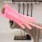 Reusable Silicone Dishwashing Gloves, Waterproof Kitchen Cleaning Gloves for Men & Women