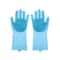 Reusable Silicone Dishwashing Gloves, Waterproof Kitchen Cleaning Gloves for Men & Women