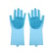 Reusable Silicone Dishwashing Gloves, Waterproof Kitchen Cleaning Gloves for Men & Women