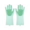 Reusable Silicone Dishwashing Gloves, Waterproof Kitchen Cleaning Gloves for Men & Women