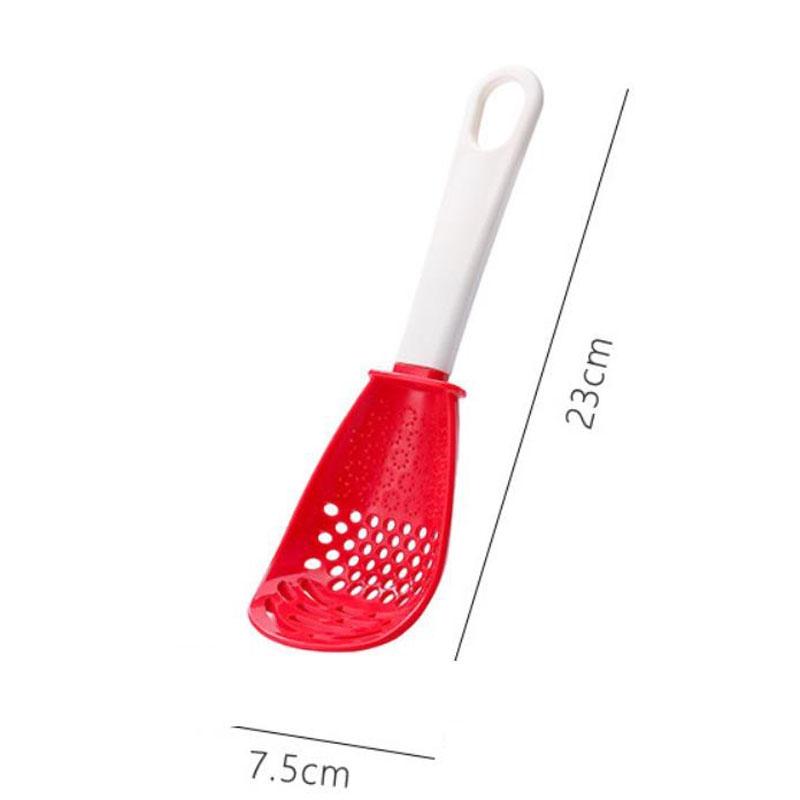 Multifunctional Mashing Spoon Kitchen Ladle & Stir Fry Spatula Food Grinding Tool