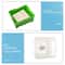 Built-In Tofu Press & Squeezer Kitchen Draining Machine White Green