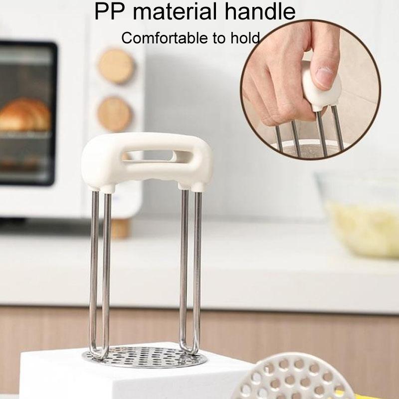 Stainless Steel Potato Masher PP Handle Vegetable and Potato Press Tool