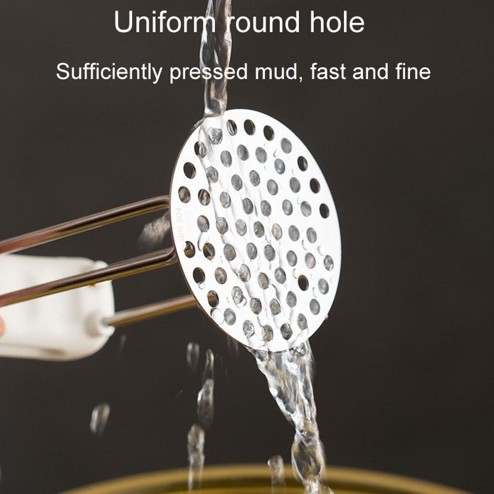 Stainless Steel Potato Masher PP Handle Vegetable and Potato Press Tool
