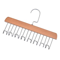 wooden sling hanger tie organizer & scarf storage rack space saving wardrobe drying hanger
