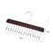 Wooden Sling Hanger Tie Organizer & Scarf Storage Rack Space Saving Wardrobe Drying Hanger