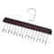 Wooden Sling Hanger Tie Organizer & Scarf Storage Rack Space Saving Wardrobe Drying Hanger