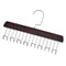 Wooden Sling Hanger Tie Organizer & Scarf Storage Rack Space Saving Wardrobe Drying Hanger