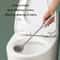 Long Handle Silicone Toilet Brush Black TPR Bathroom Cleaner 3