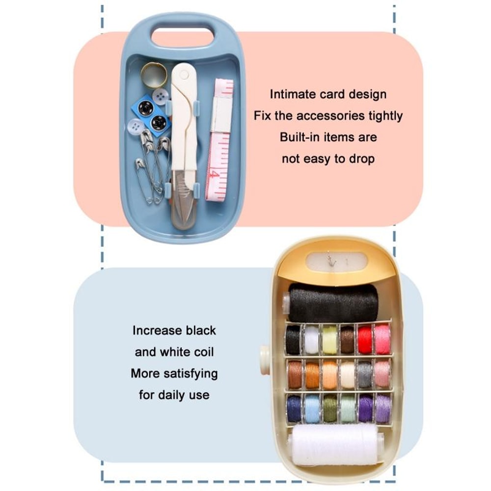 Multifunctional Needle And Thread Storage Box Set Portable Sewing Kit Organizer 5